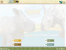 Tablet Screenshot of nczoo.org
